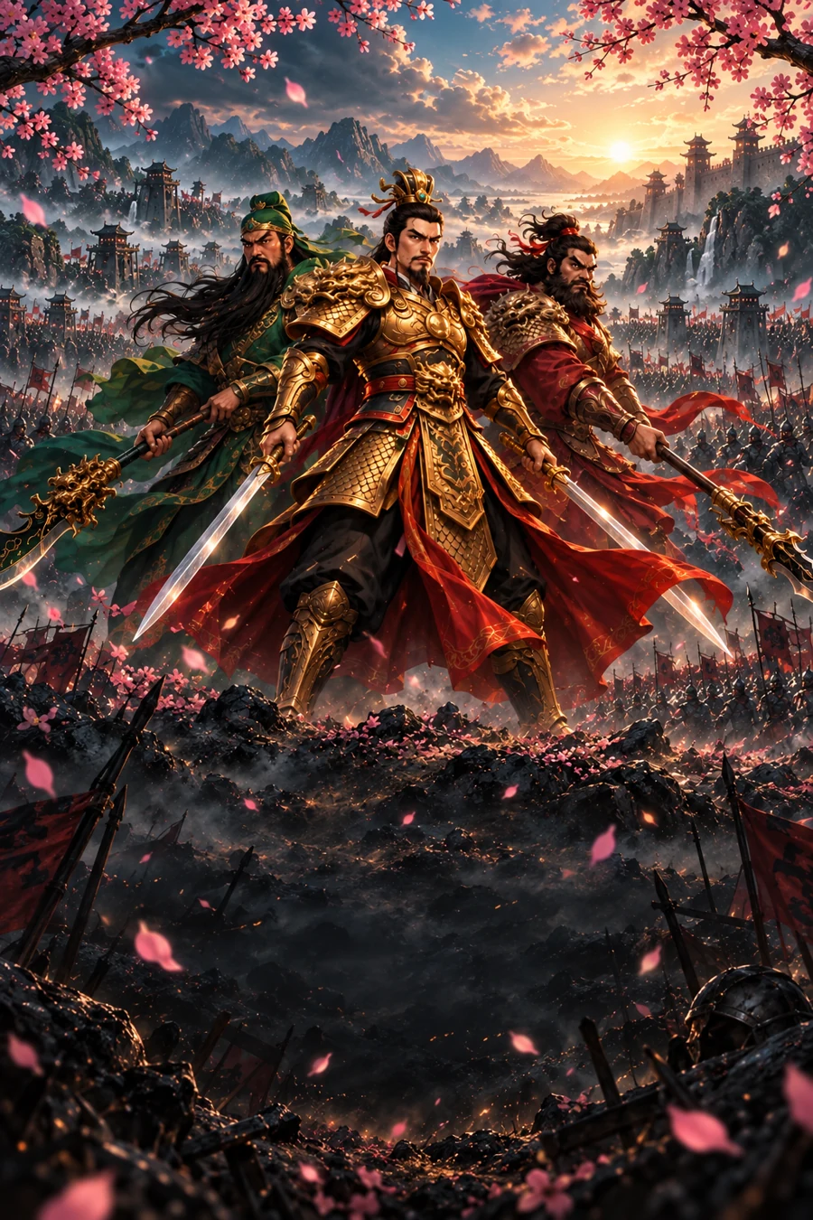 刘备、关羽与张飞 / Liu Bei, Guan Yu and Zhang Fei